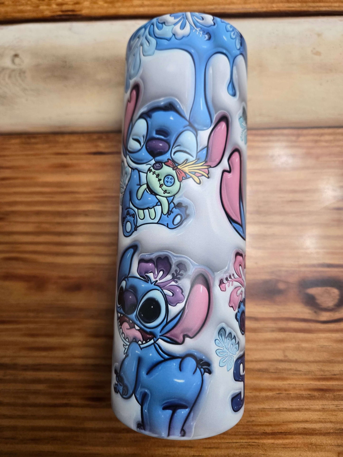 Lilo and Stitch Color Splash Tumbler Cup featuring colorful Stitch designs and playful patterns.