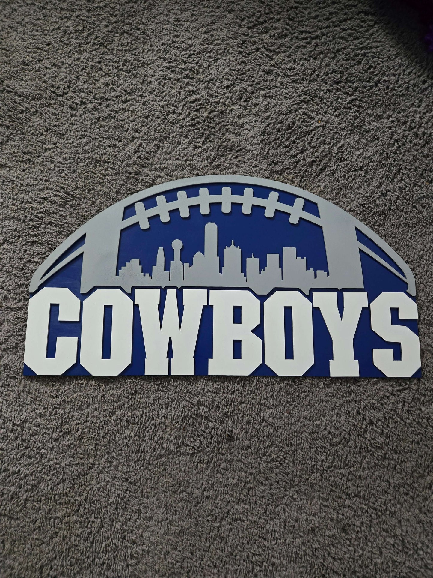 Cowboys Football wooden decor sign, sports fans, bars