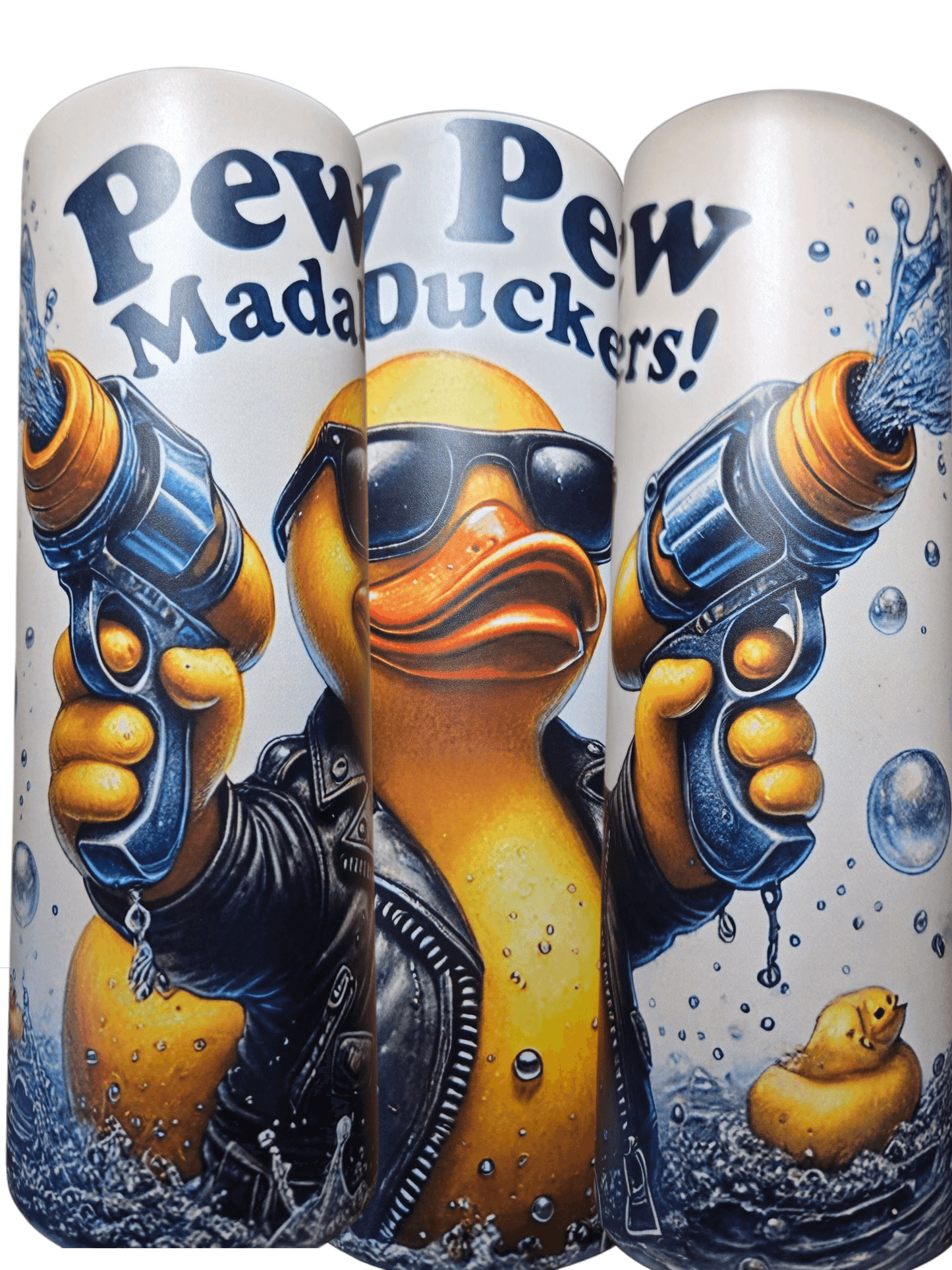 Pew Pew Motha duckers tumblers