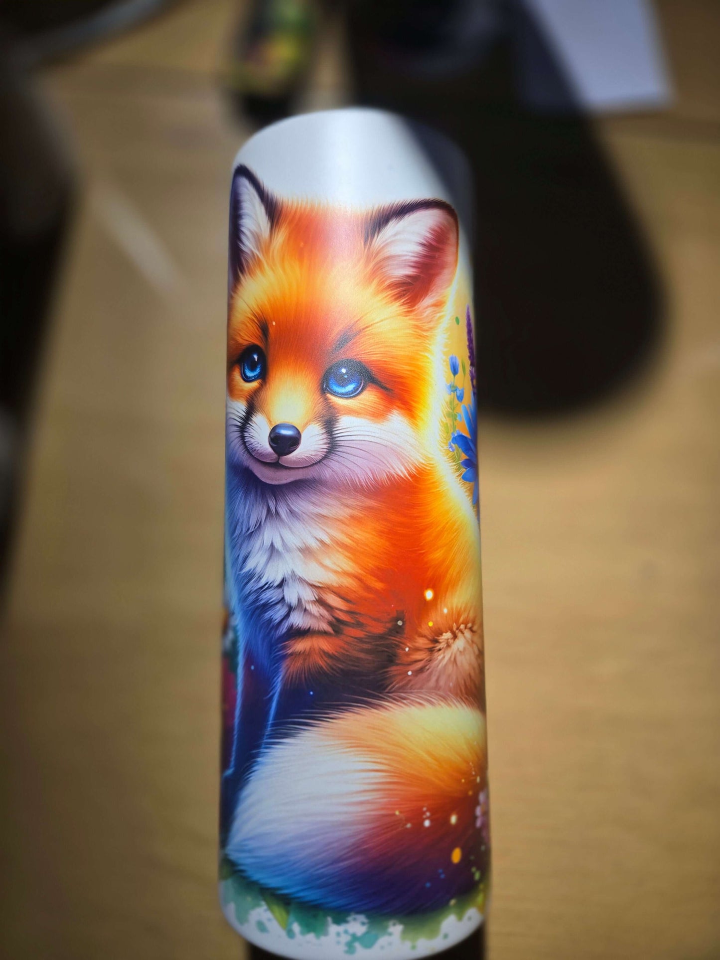 Glow in the Dark Fox Tumbler