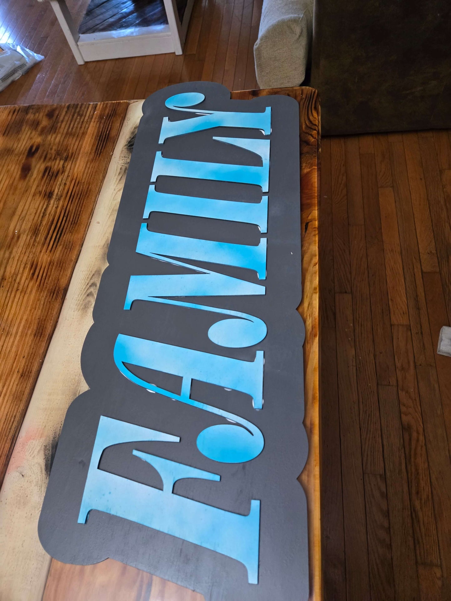 Family swing set wood sign home decor, durable, gifting and many more.