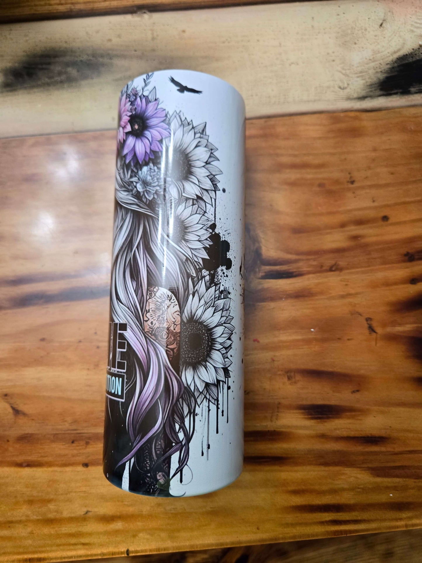 Me Vs Me Lion girl 20oz tumbler cups