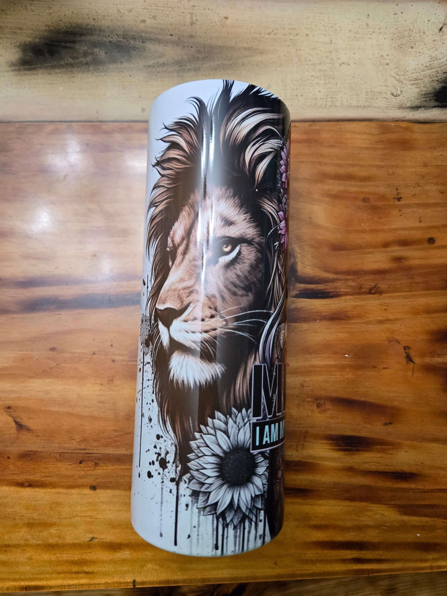 Me Vs Me Lion girl 20oz tumbler cups