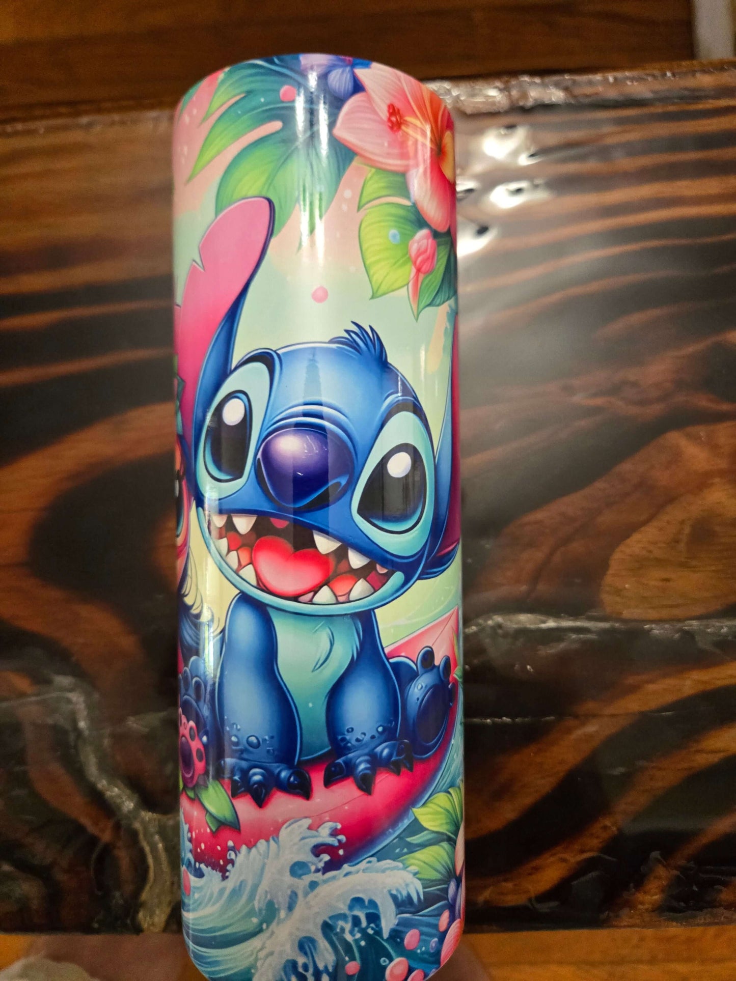 Stitch and Angle flowers 20oz tumbler cups