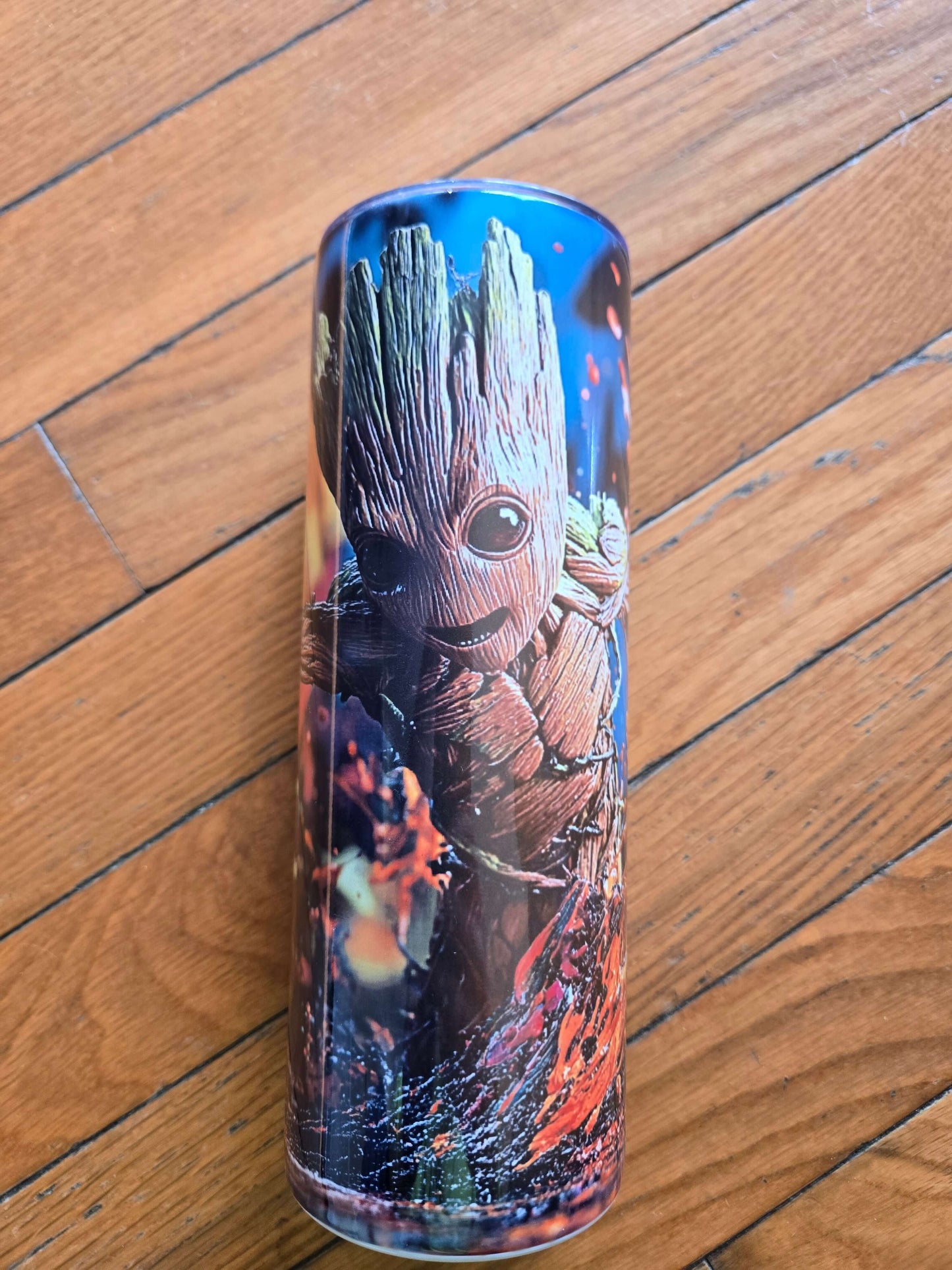 Groot character tumbler cups, durable travel bottles
