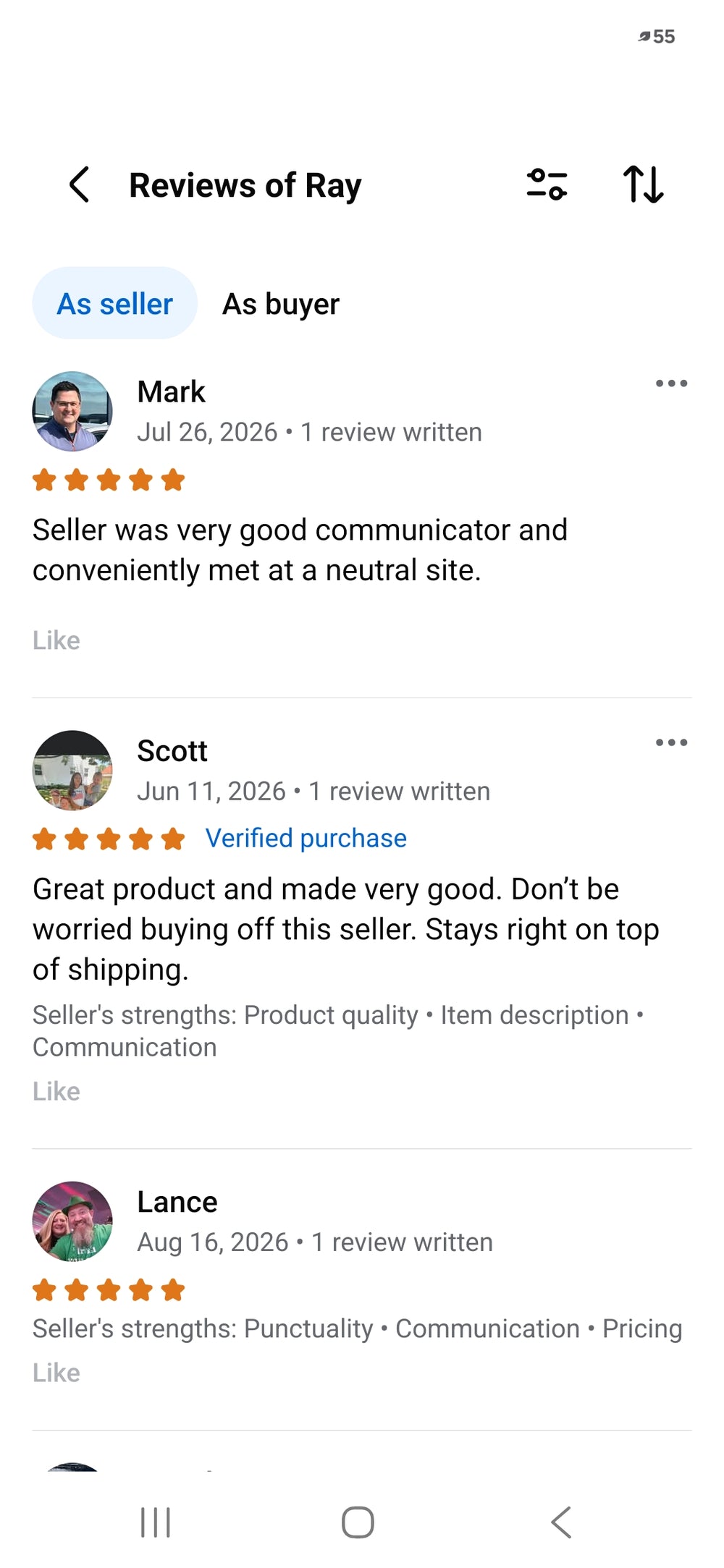 Customer review photo