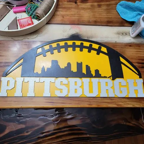 Pittsburgh Steelers Wooden Signs, NFL sports fans