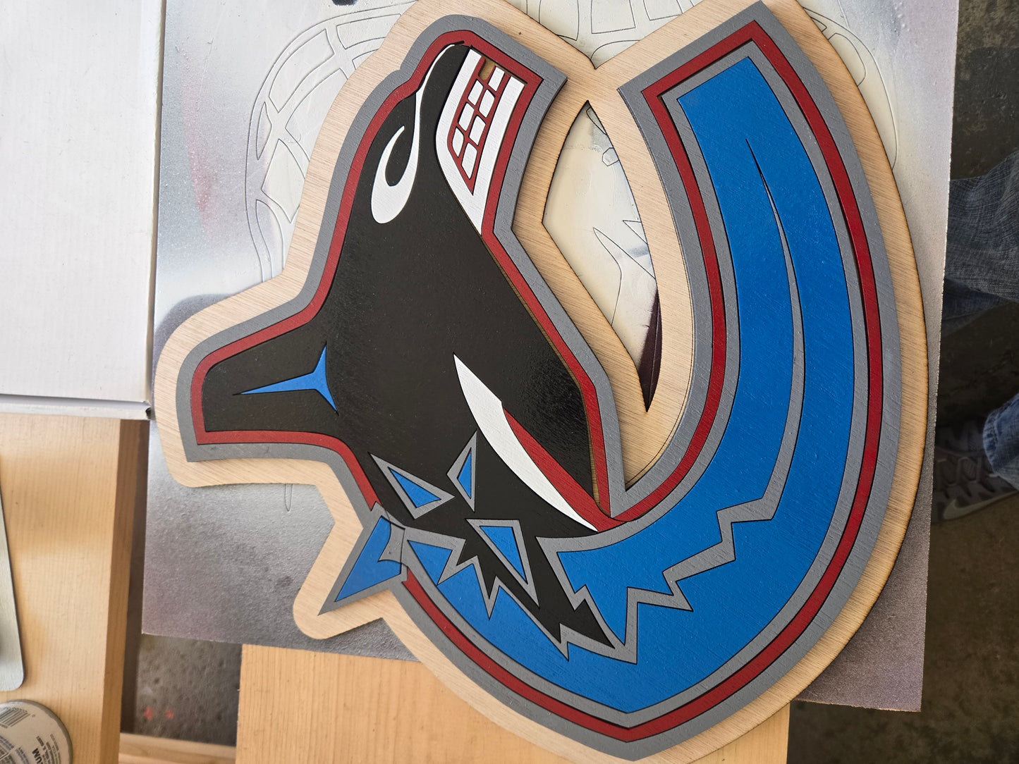 Canucks hockey  signs