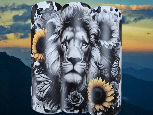 Unique Lion Sunflower Tumblers You’ll Love