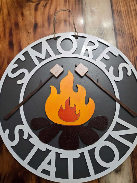 S'more  Station wooden home decor  sign
